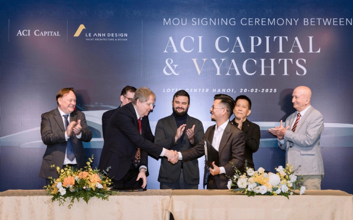 V Yachts chính thức ký kết hợp tác chiến lược cùng Le Anh Design và ACI Capital
